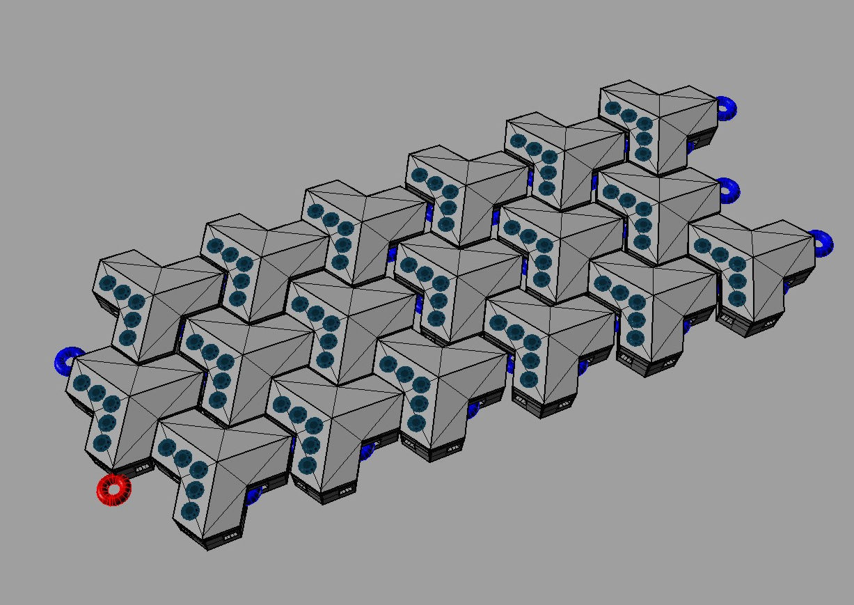 Bracelets Chain ARMOR 3D print model_2