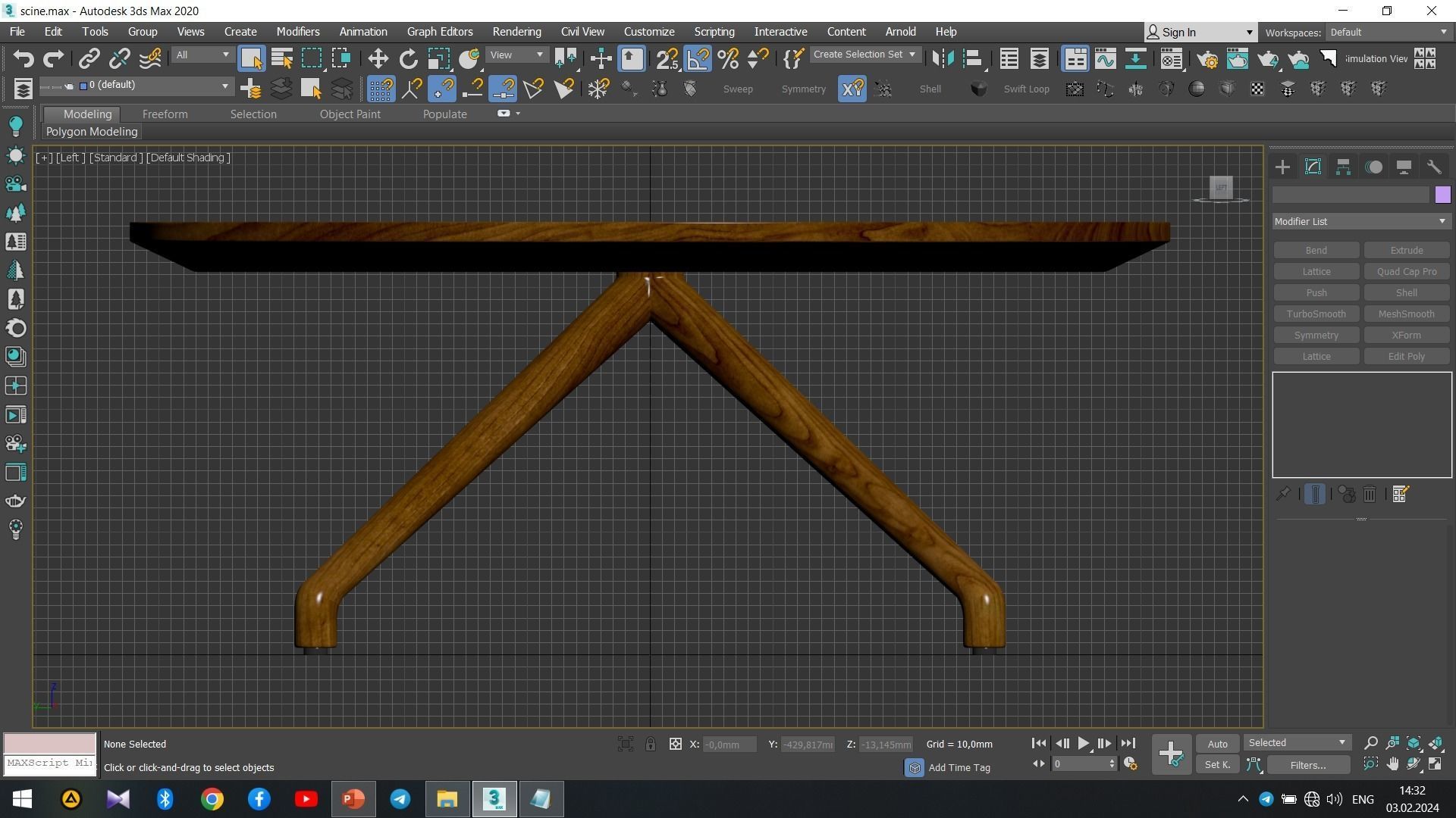 Wagner W-TABLE Low-poly 3D model_10
