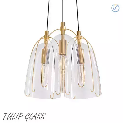 Tulip Glass Pendant