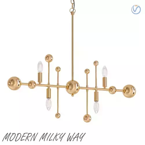 Modern Milky Way Chandelier