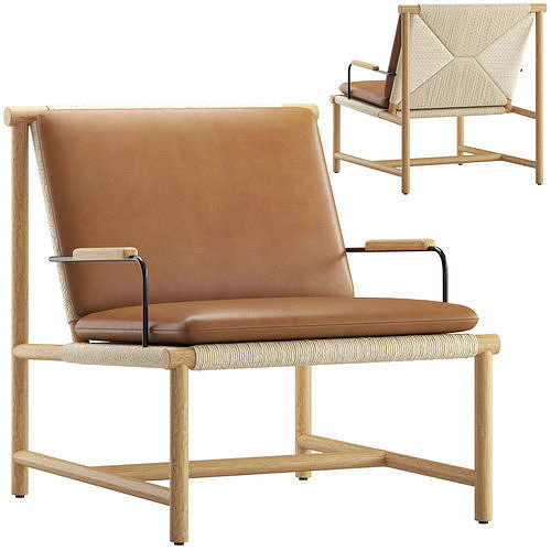 CB2 Anacapa Lounge Chair 3D model