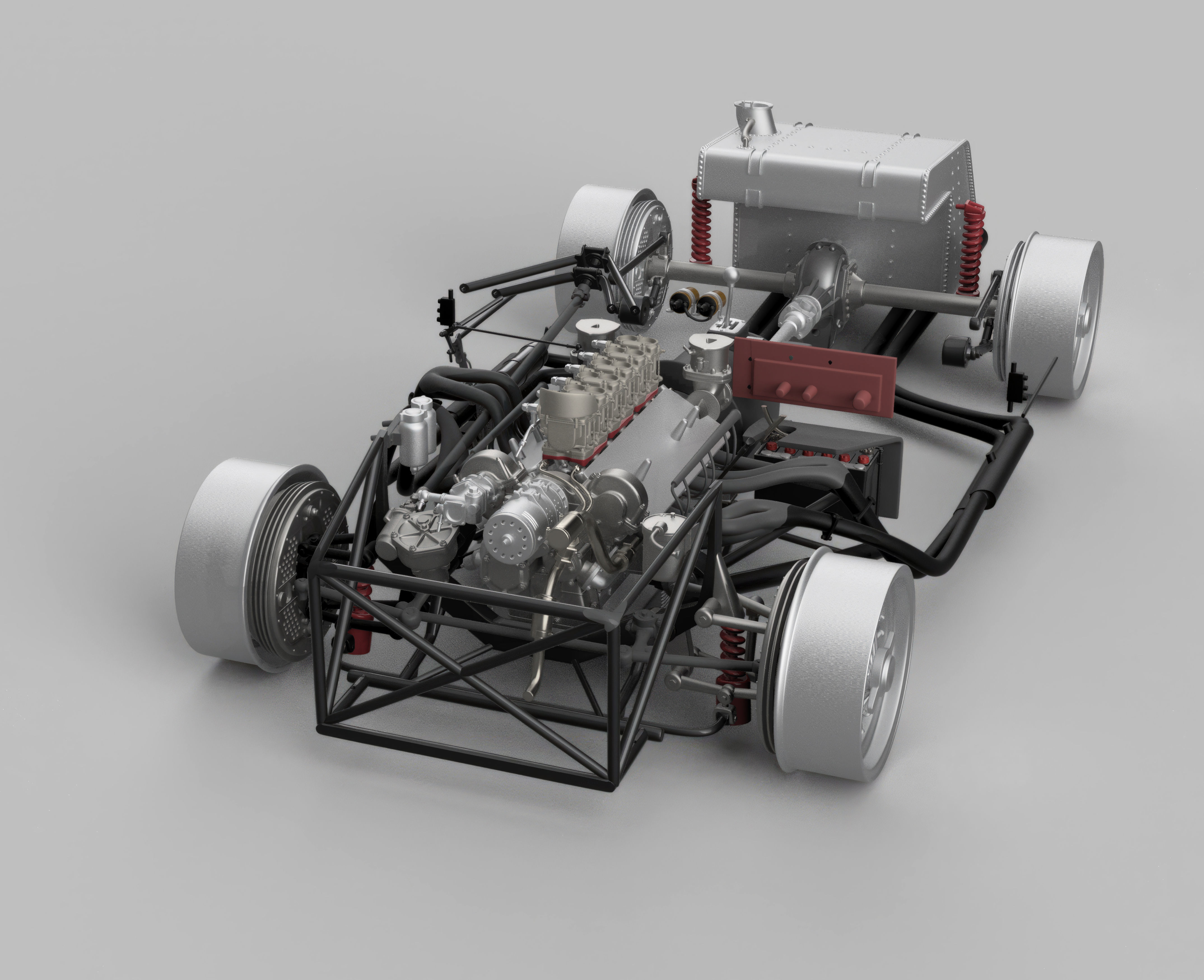 Ferrari 625 TRC 3D Printable - Car Kit BundlePack 3D Model Collection_11