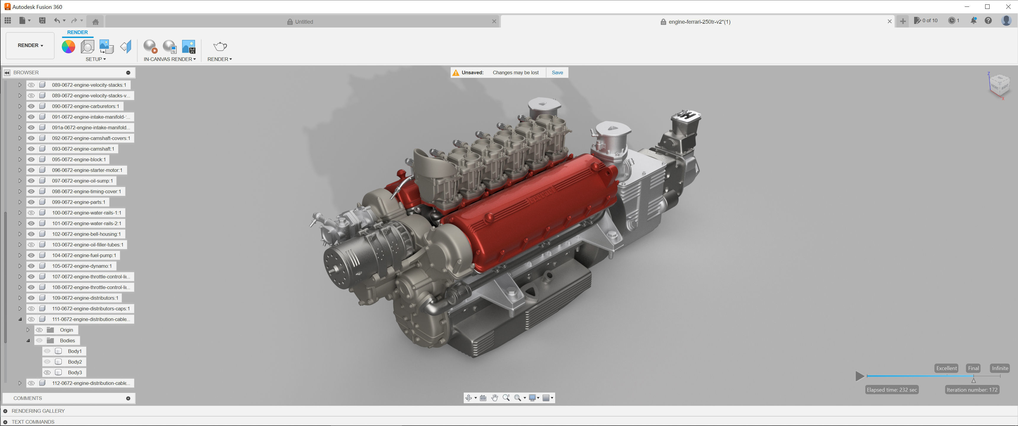 Ferrari 625 TRC 3D Printable - Car Kit BundlePack 3D Model Collection_20