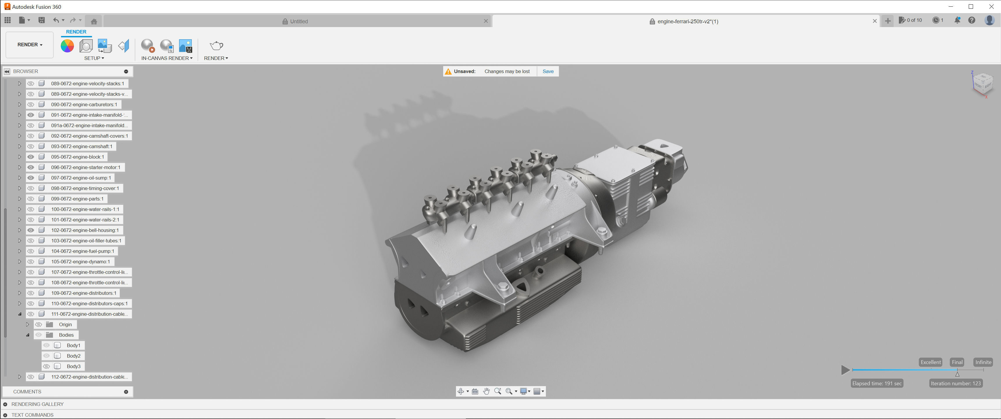 Ferrari 625 TRC 3D Printable - Car Kit BundlePack 3D Model Collection_22