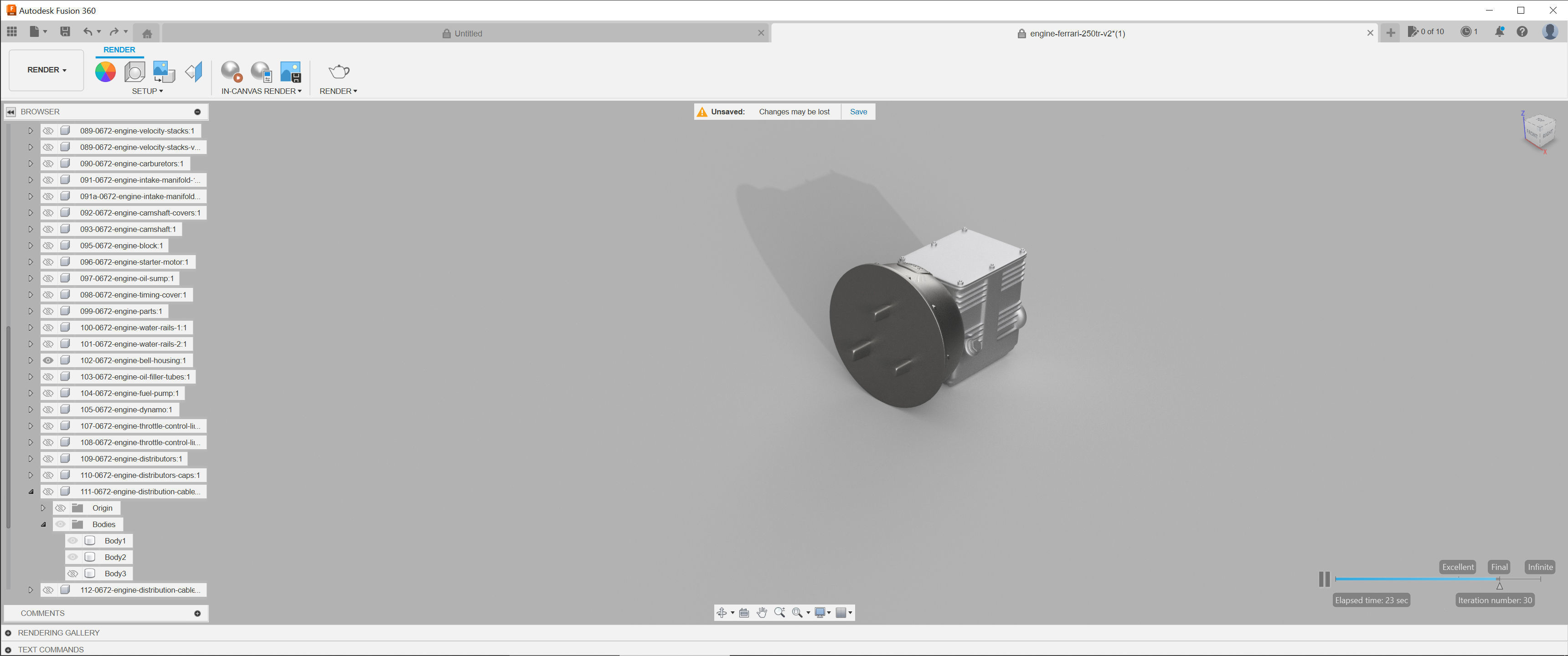 Ferrari 625 TRC 3D Printable - Car Kit BundlePack 3D Model Collection_24