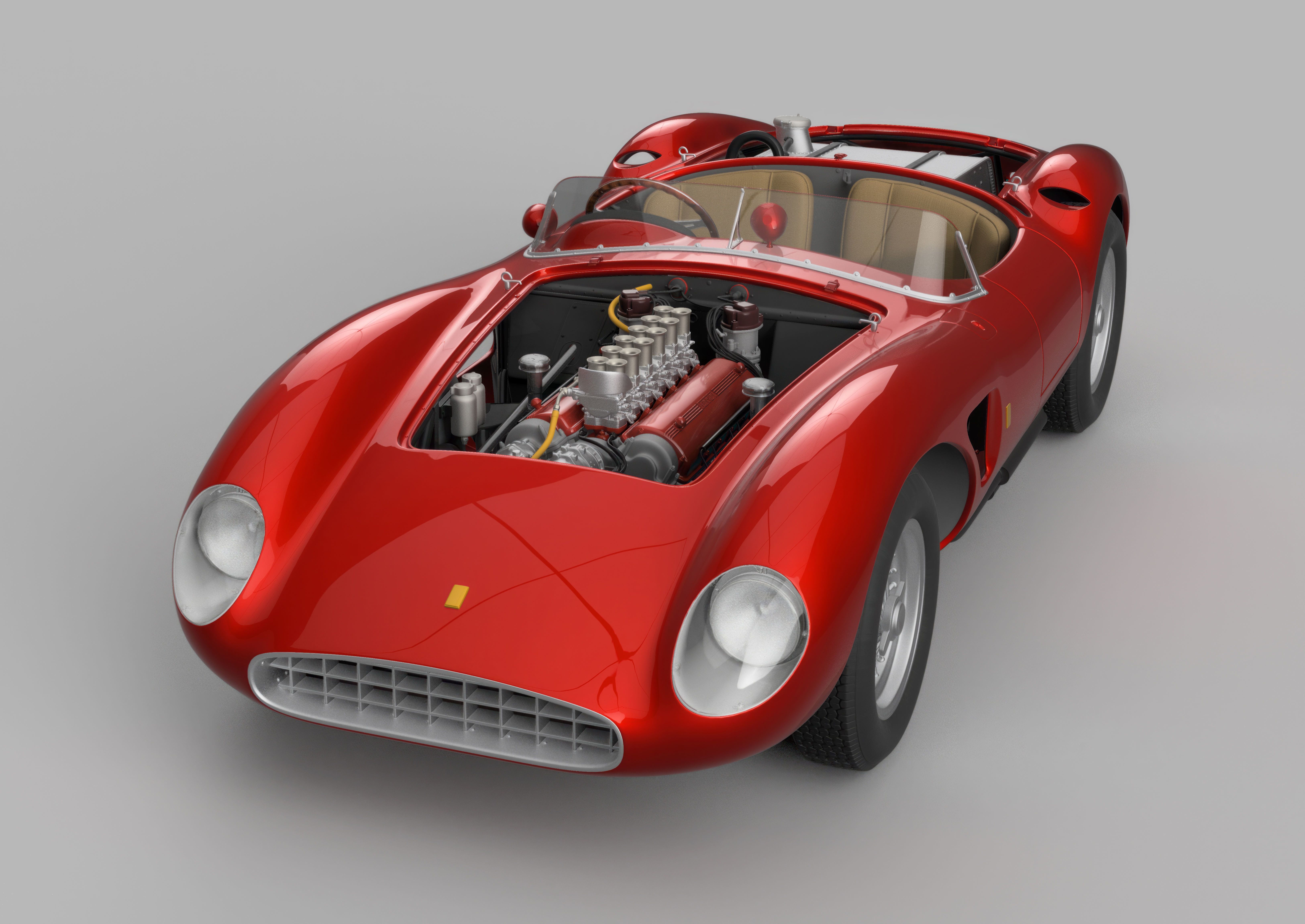 Ferrari 625 TRC 3D Printable - Car Kit BundlePack 3D Model Collection_44
