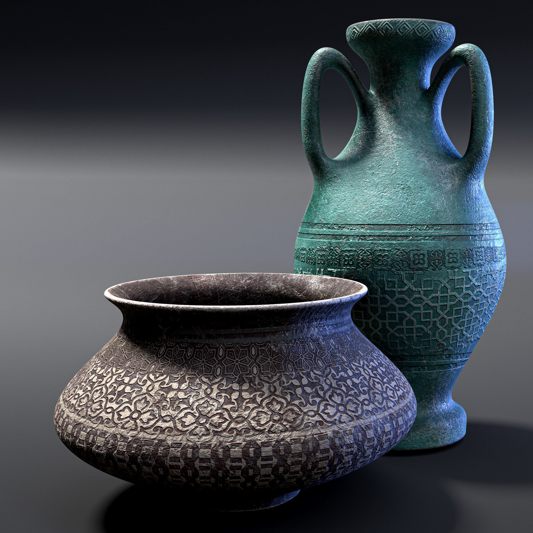 2000 Ornamental Alpha Patterns And Tileable Borders Vol-2 Texture_1