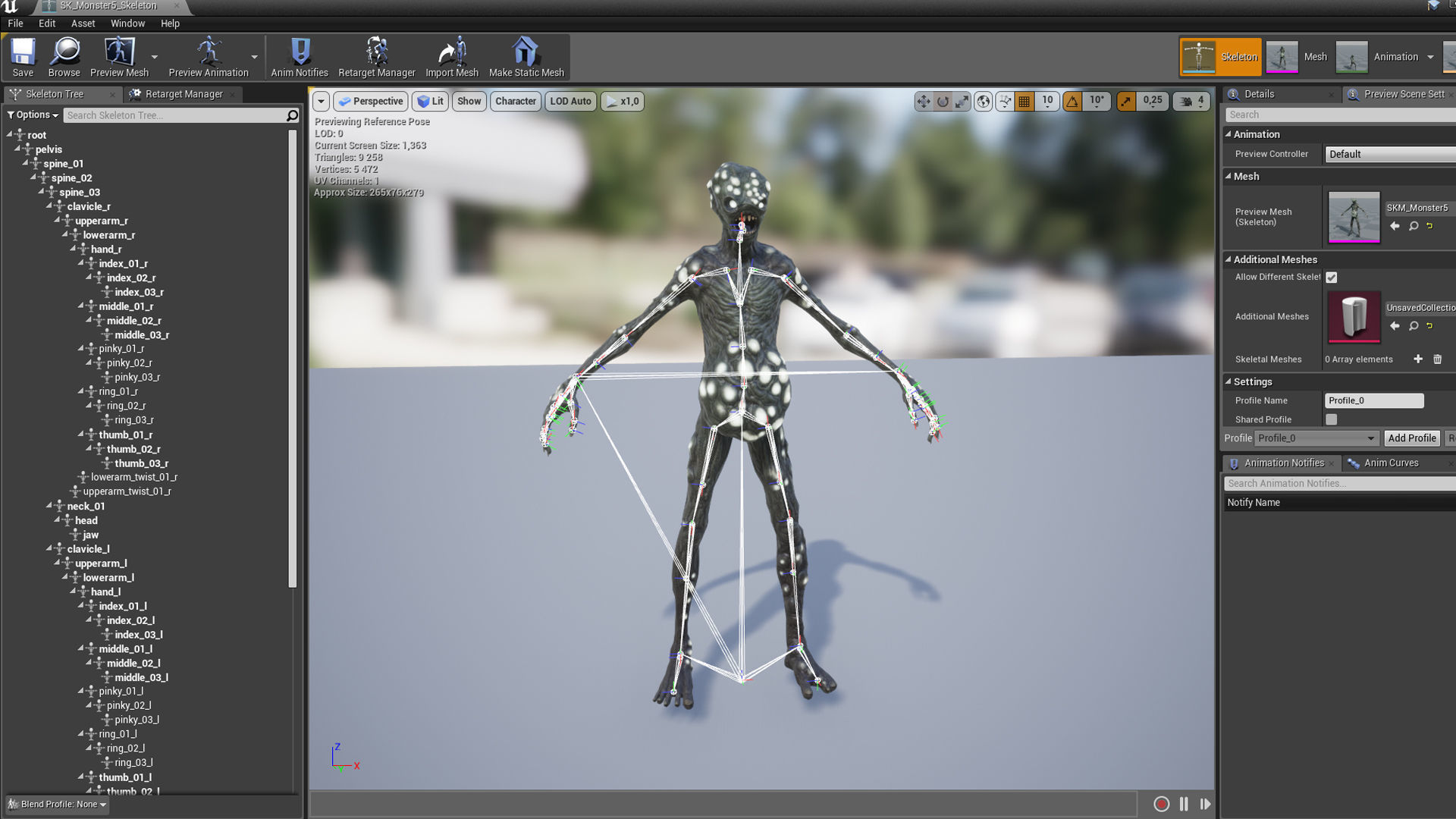 Monster 5 Low-poly 3D model_26