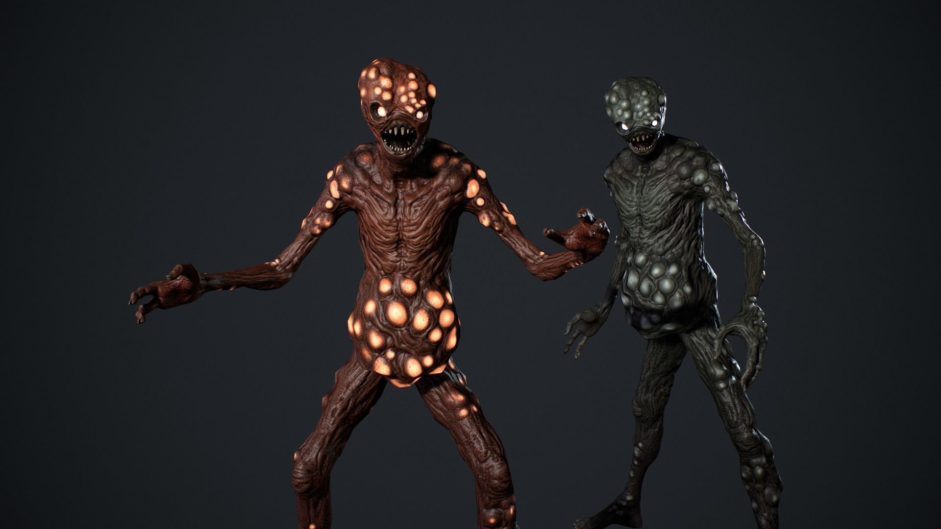 Monster 5 Low-poly 3D model_5