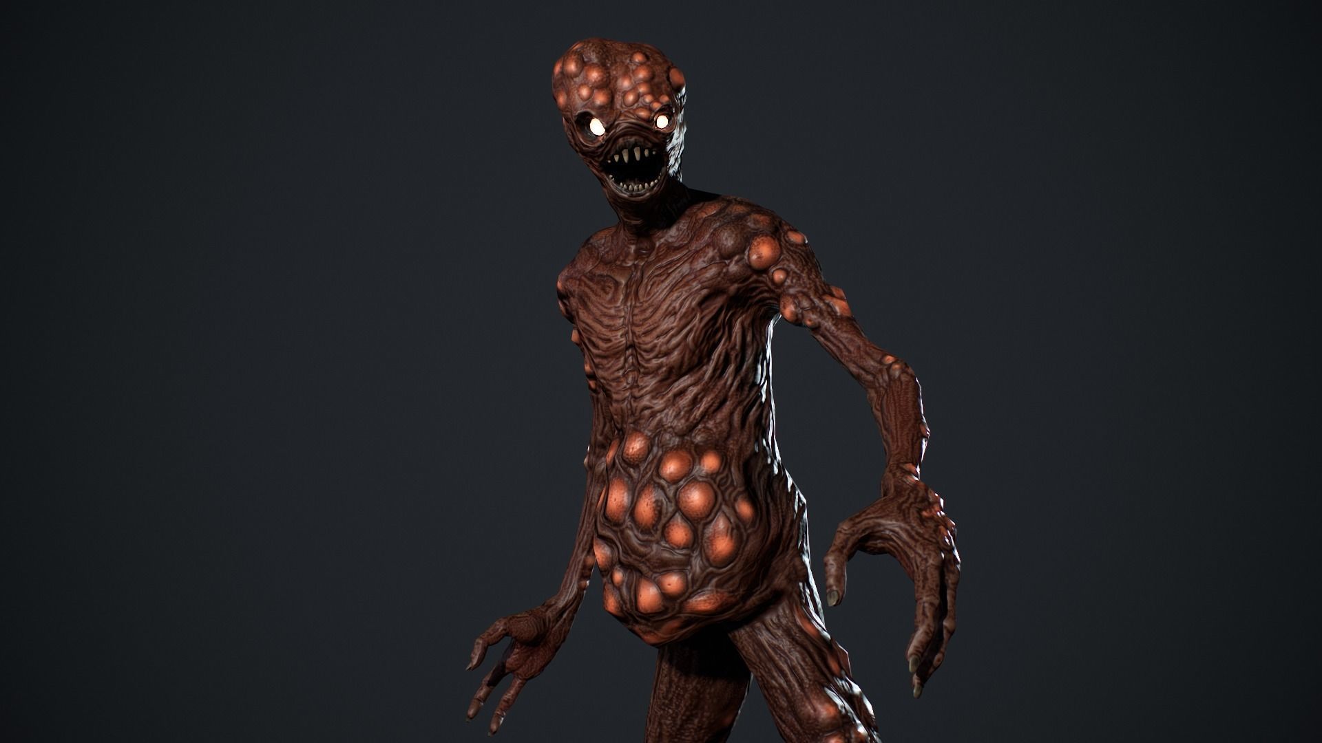 Monster 5 Low-poly 3D model_20