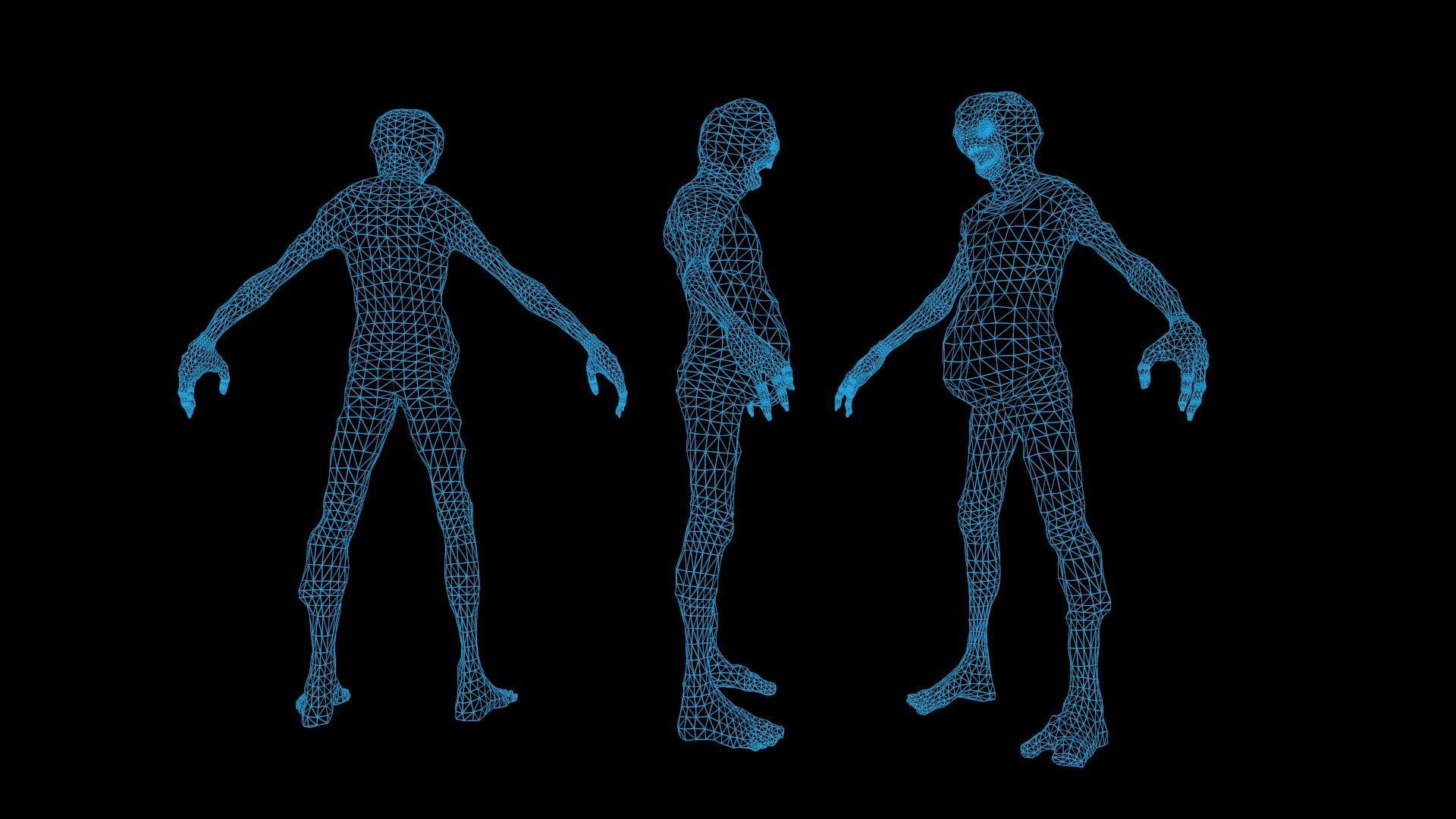 Monster 5 Low-poly 3D model_10