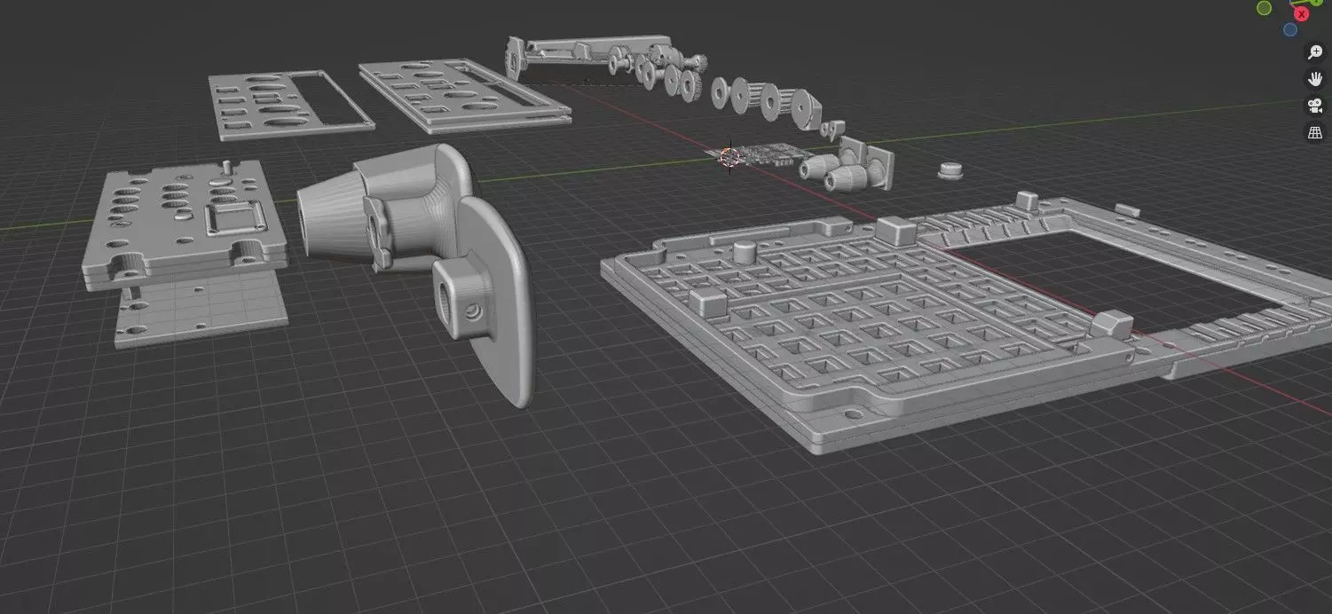 airbus a320 parts Free low-poly 3D model