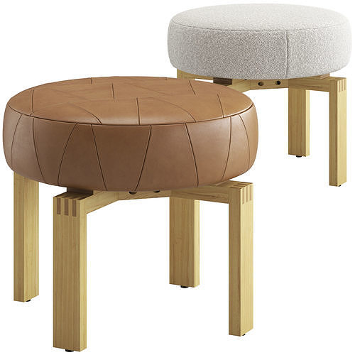 CB2 Humbolt Stools small 3D model