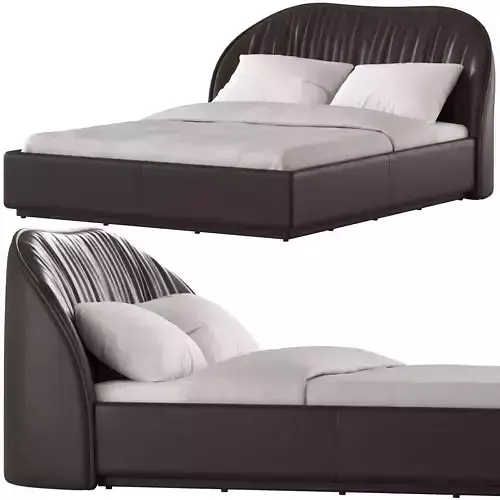 CB2 Laval Leather Bed