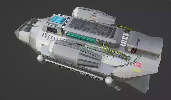 Space Ship 3d Model
