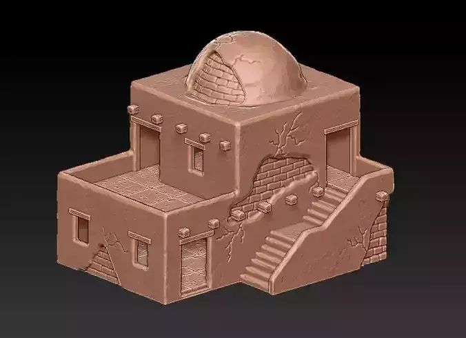 Terrain Scenery - Desert House 4 -