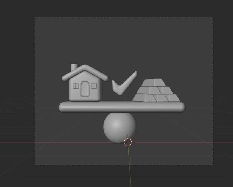 Business Growth 3d Illustration Icon Pack 3D model_29