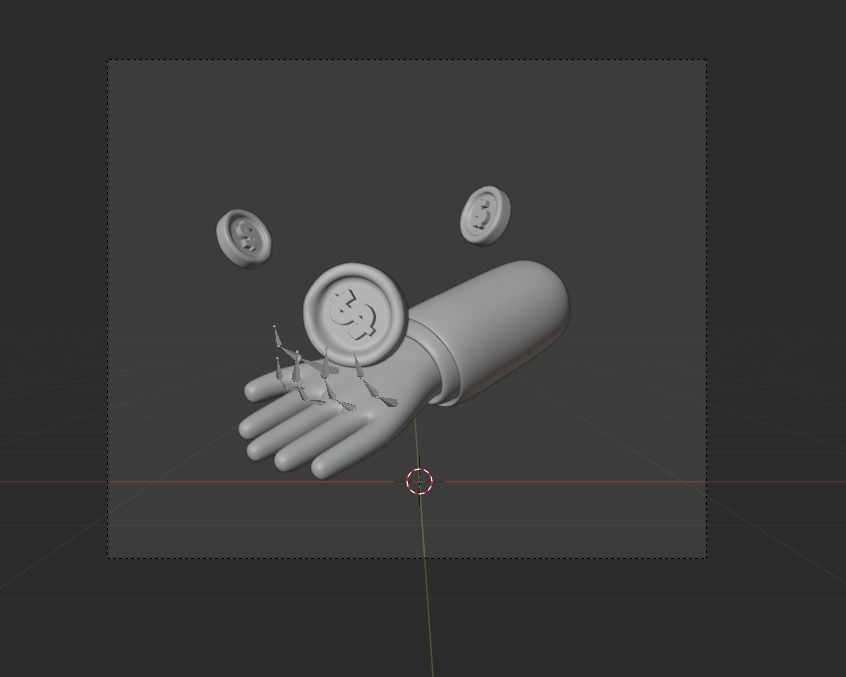 Business Growth 3d Illustration Icon Pack 3D model_7