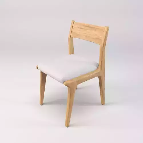 Solid wood dining chair