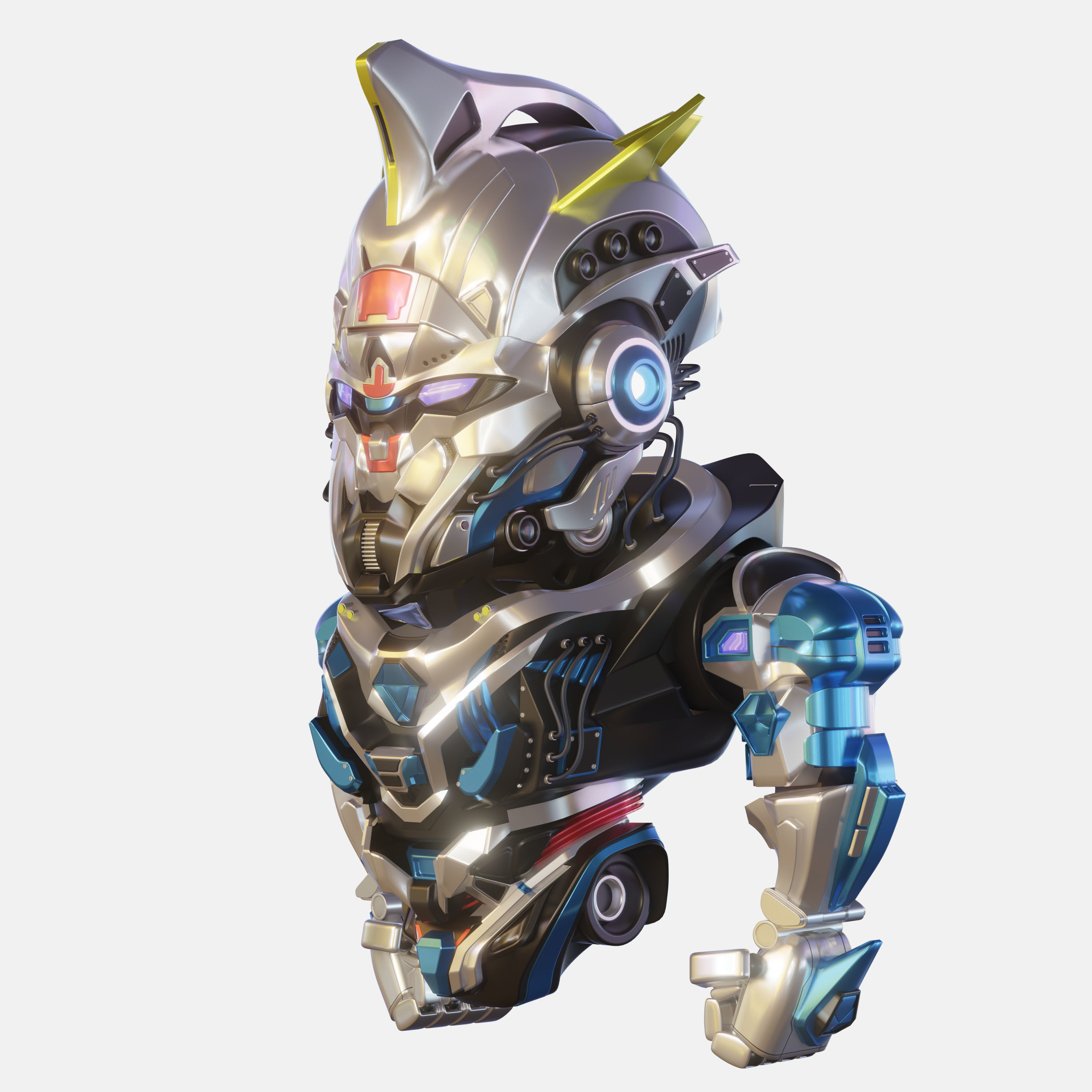 Robot Character 01 - Scifi Edition 3D model_1