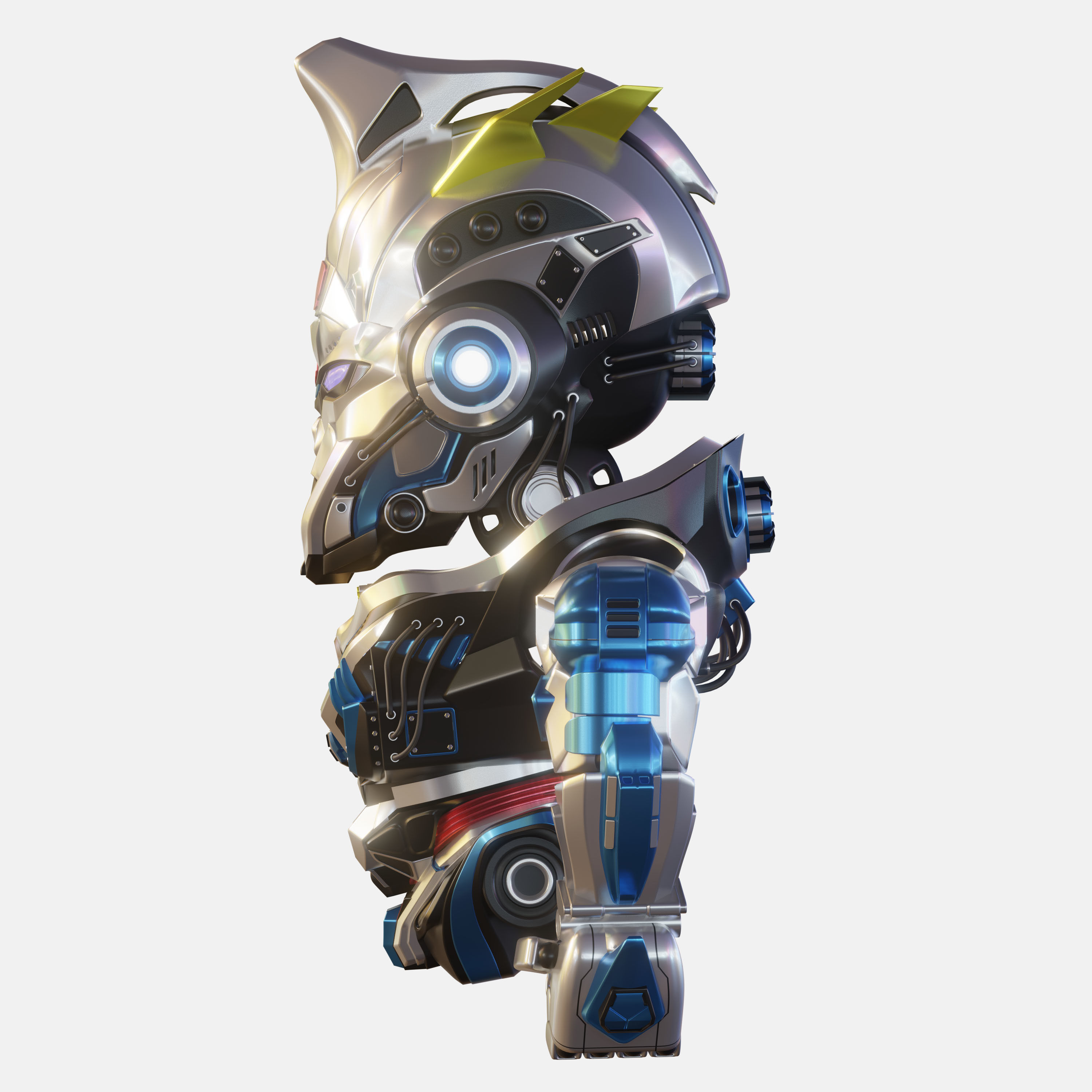 Robot Character 01 - Scifi Edition 3D model_2