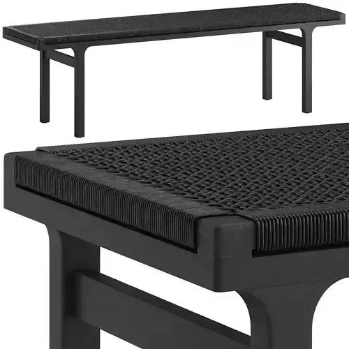 CB2 Woven Benches