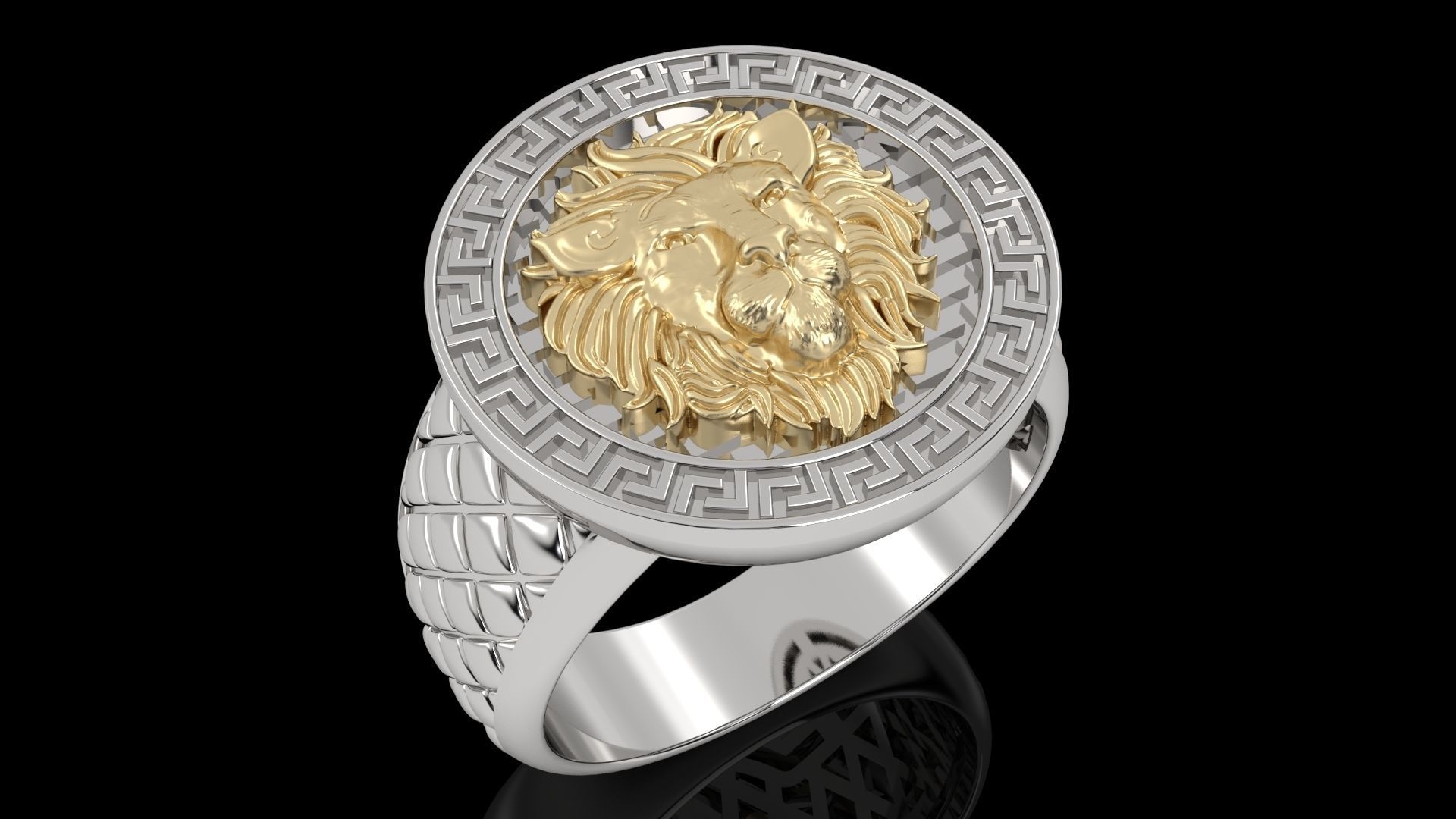 Leo ring 3D print model_1