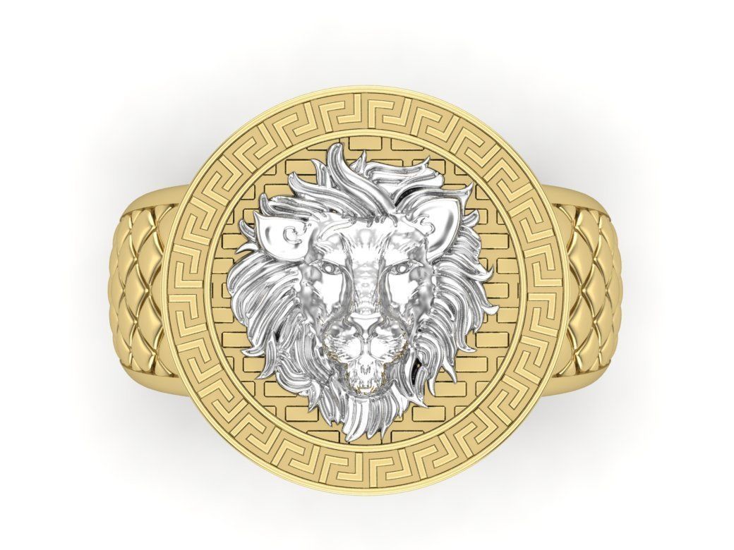 Leo ring 3D print model_6