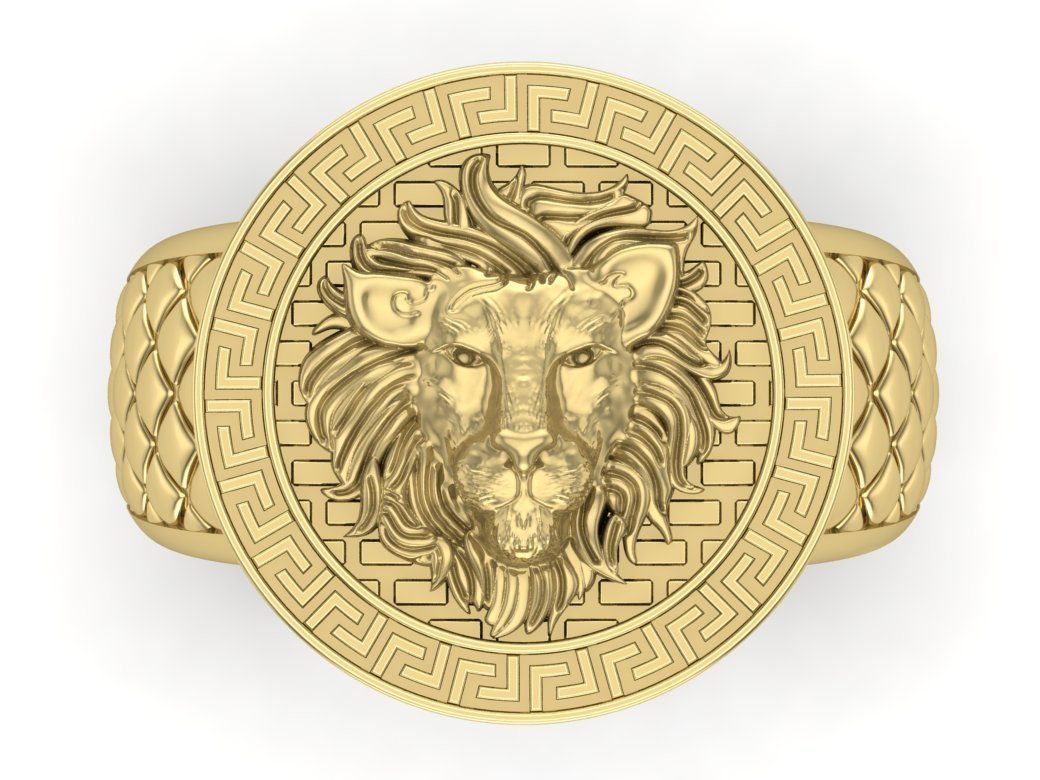 Leo ring 3D print model_10