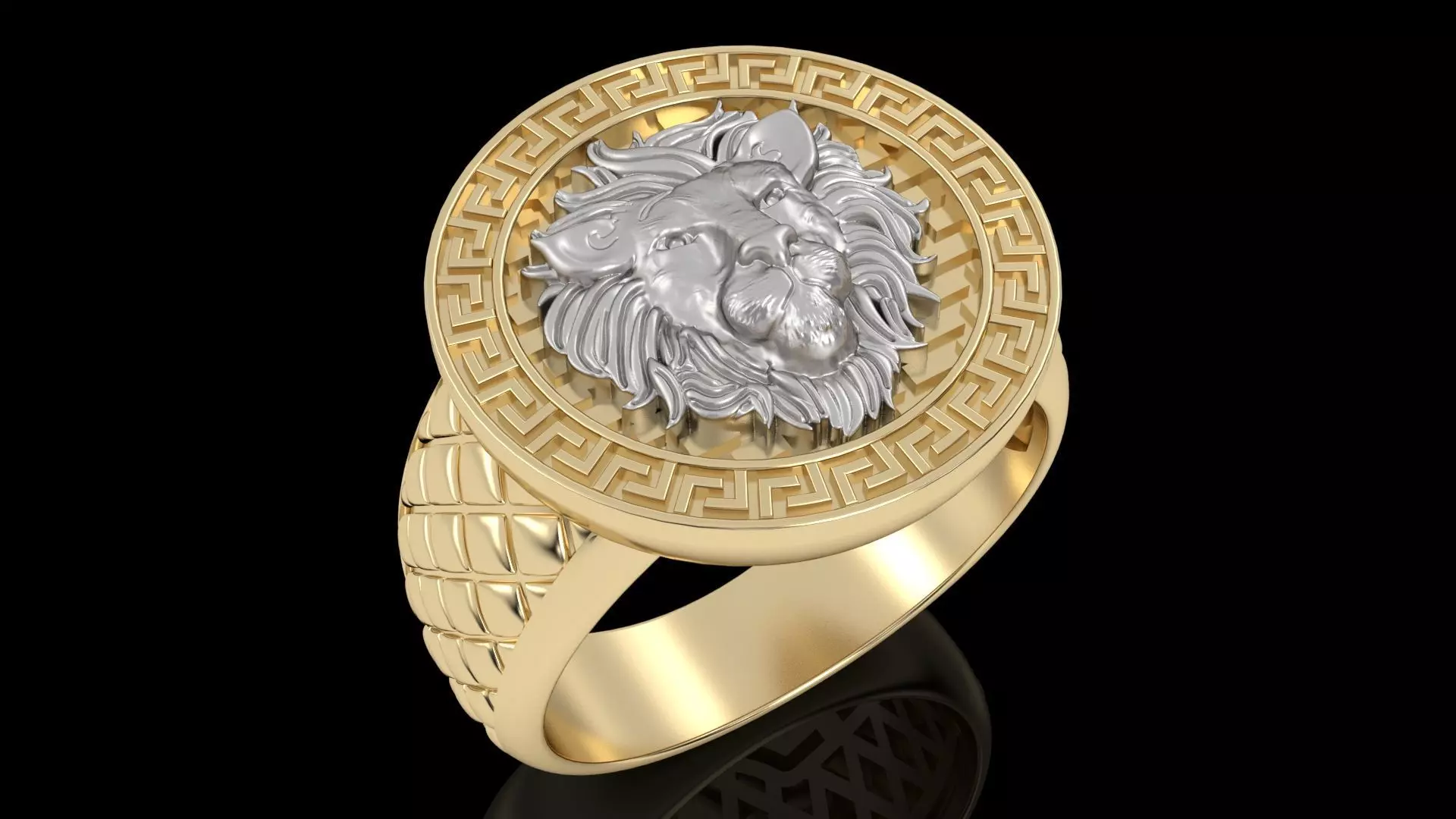 Leo ring 3D print model_0