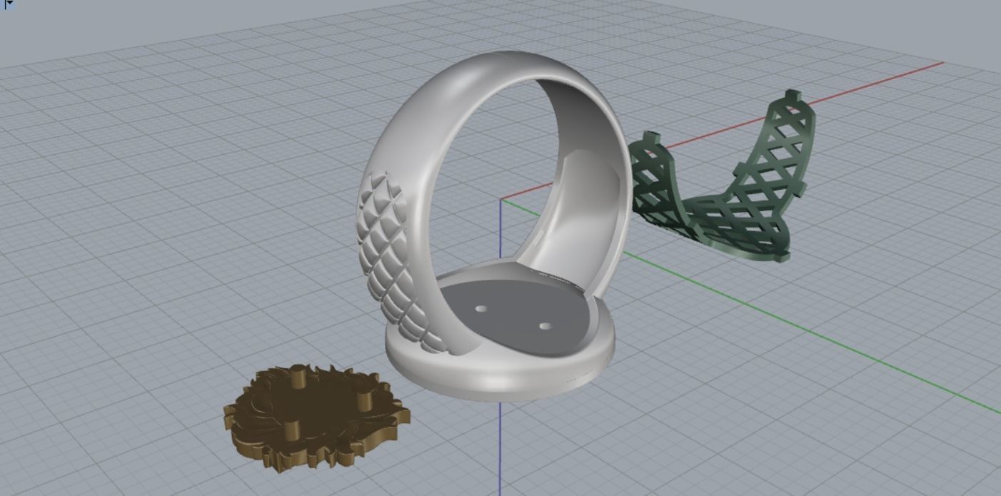 Leo ring 3D print model_20
