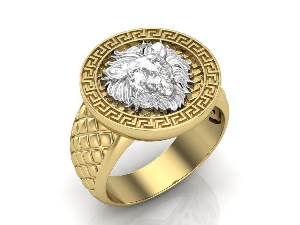 Leo ring 3D print model_5