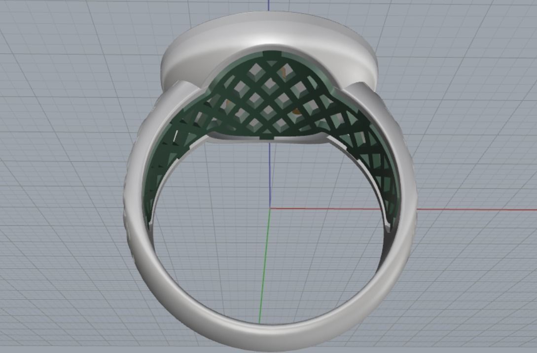Leo ring 3D print model_22