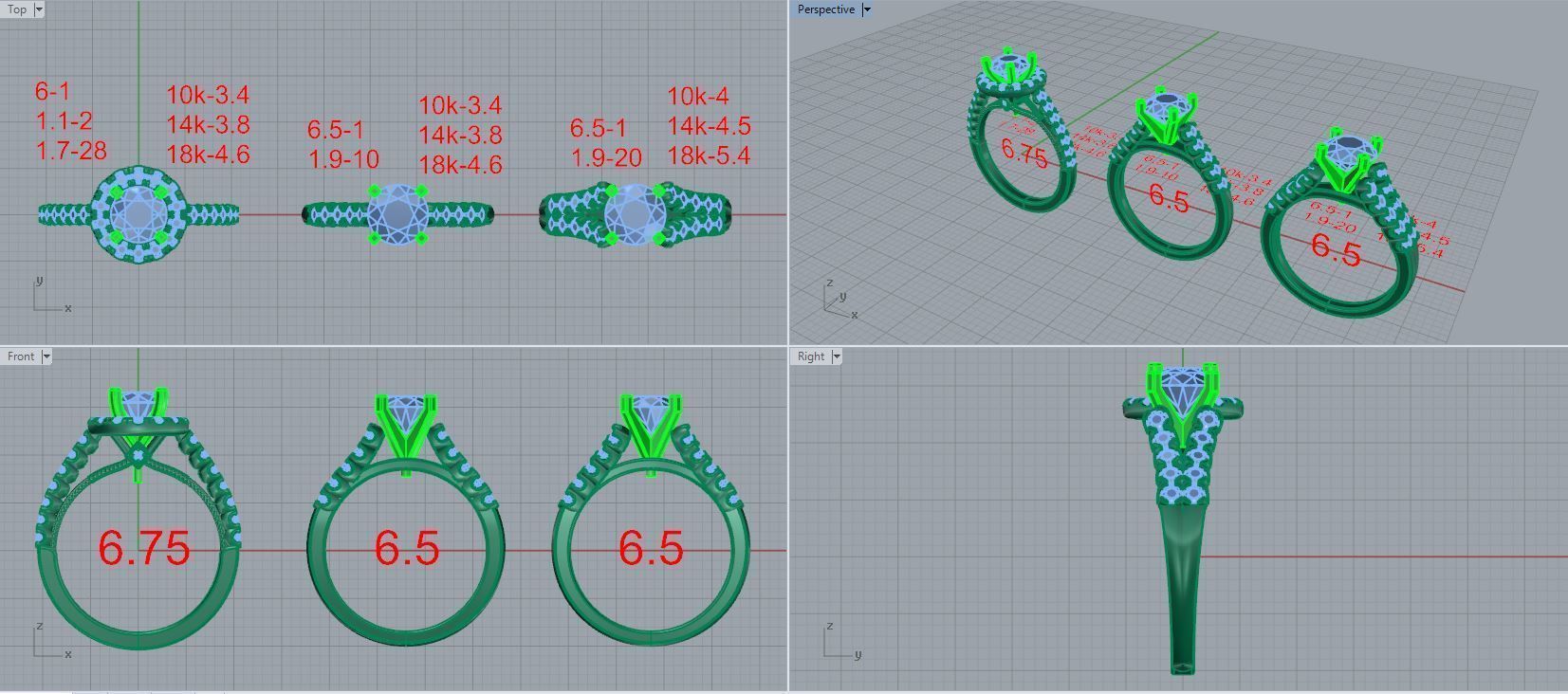3d Rings Loading 3 rings 3d model 3D model rigged | CGTrader