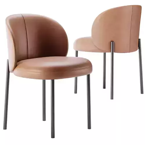 RAKU chair Low-poly 3D model