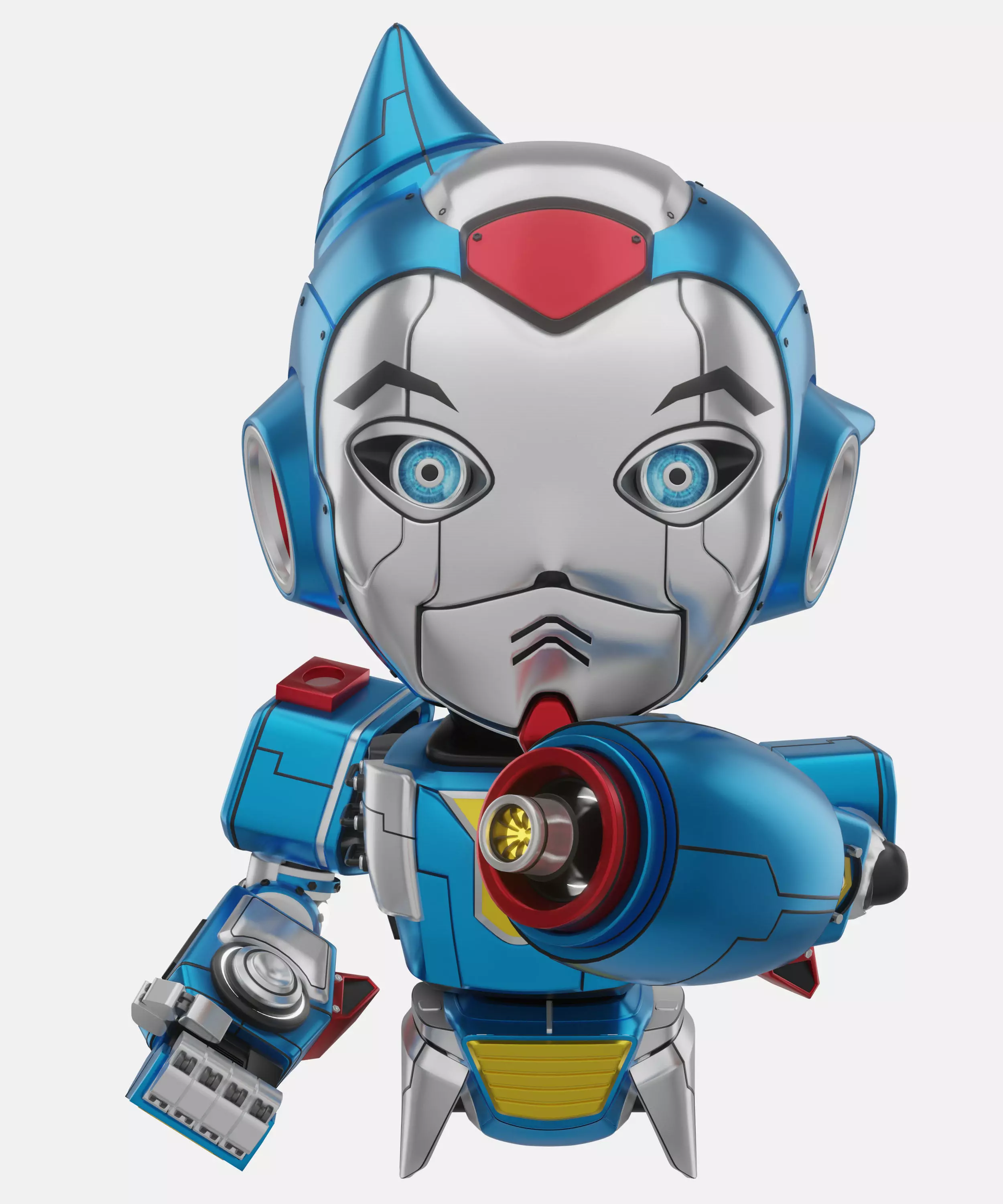 Robot Character 02 - Scifi Edition 3D model_0