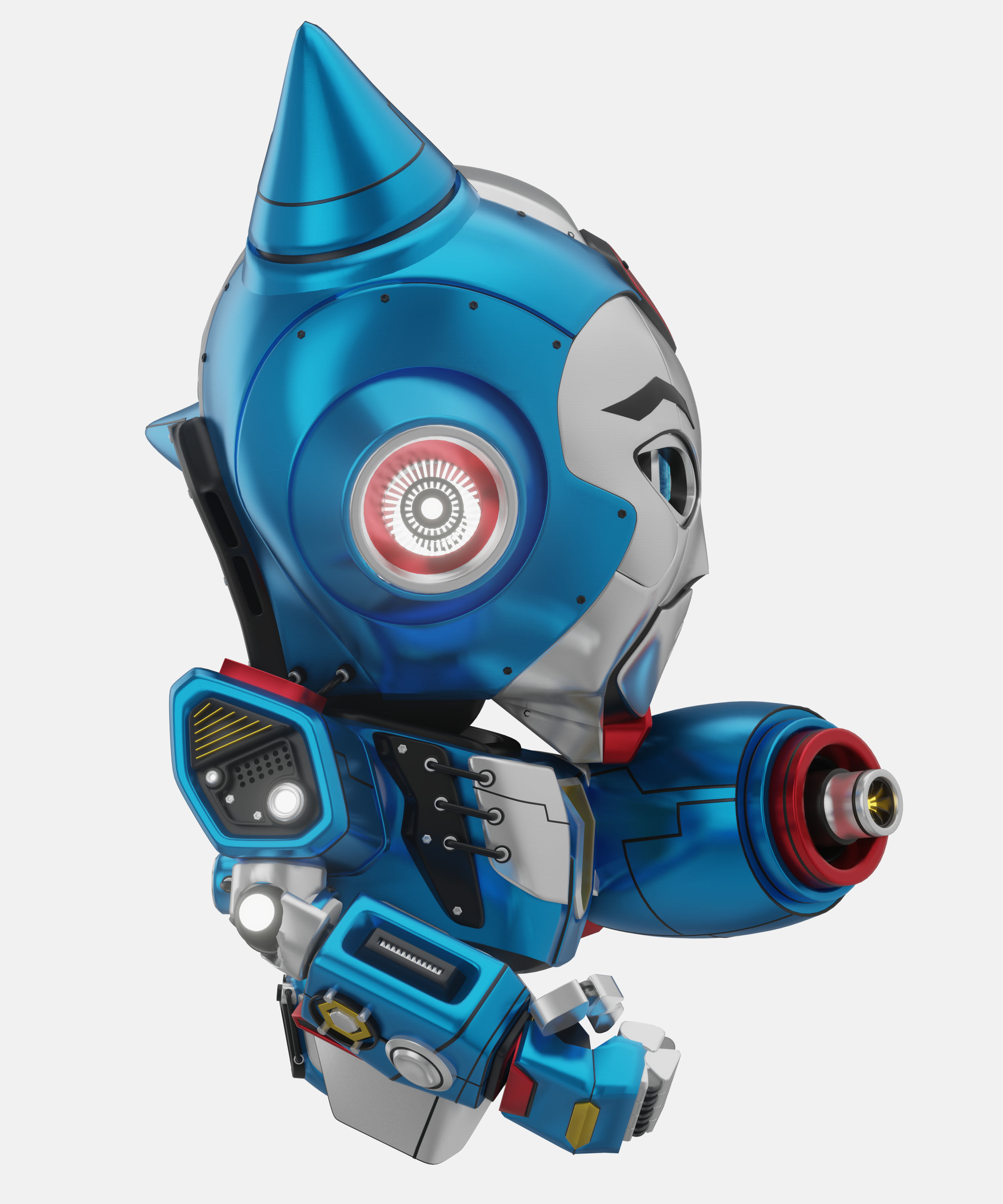 Robot Character 02 - Scifi Edition 3D model_6