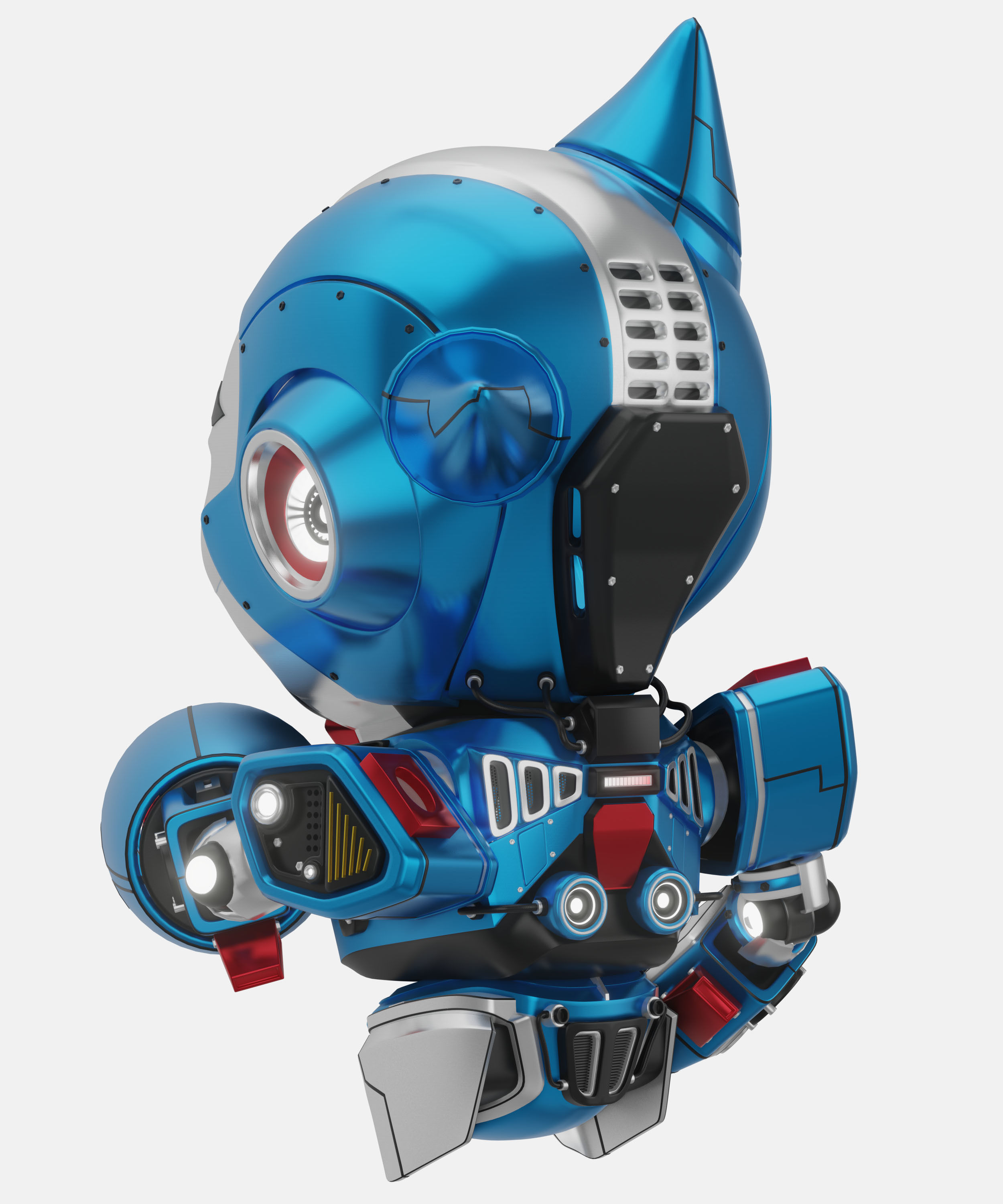 Robot Character 02 - Scifi Edition 3D model_3