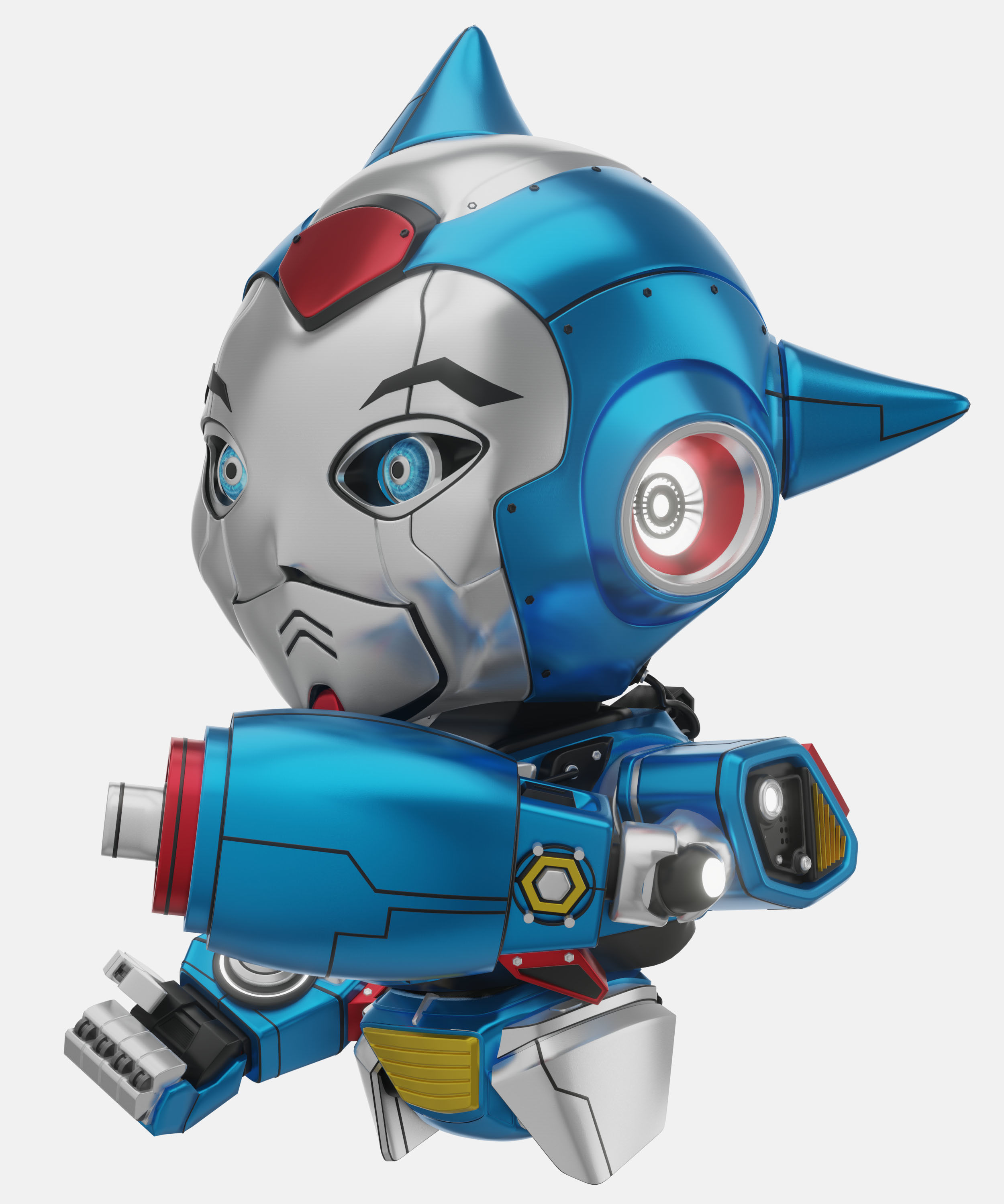 Robot Character 02 - Scifi Edition 3D model_1