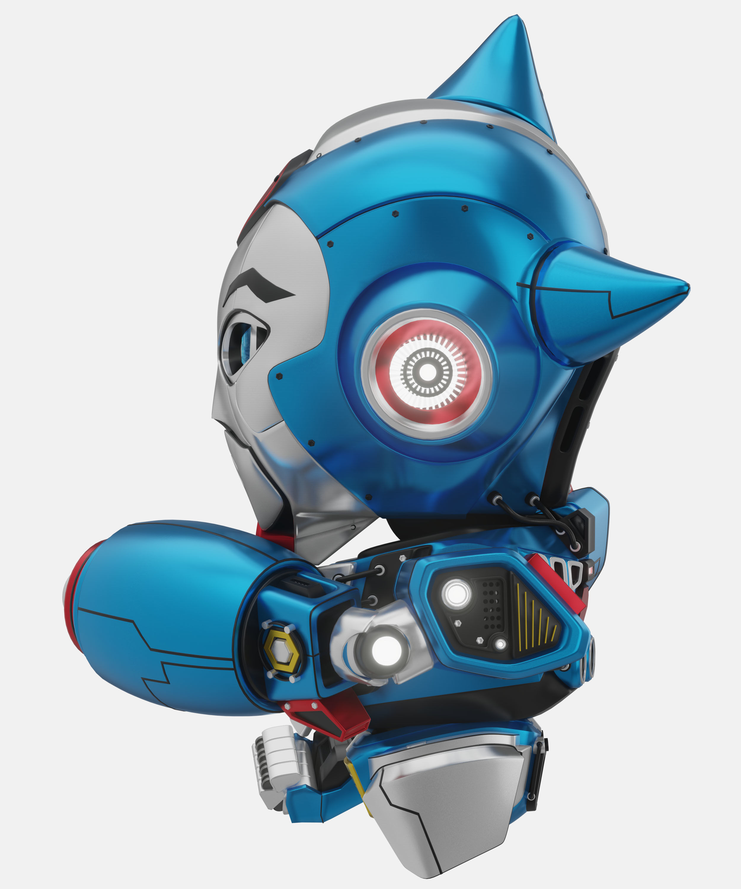 Robot Character 02 - Scifi Edition 3D model_2