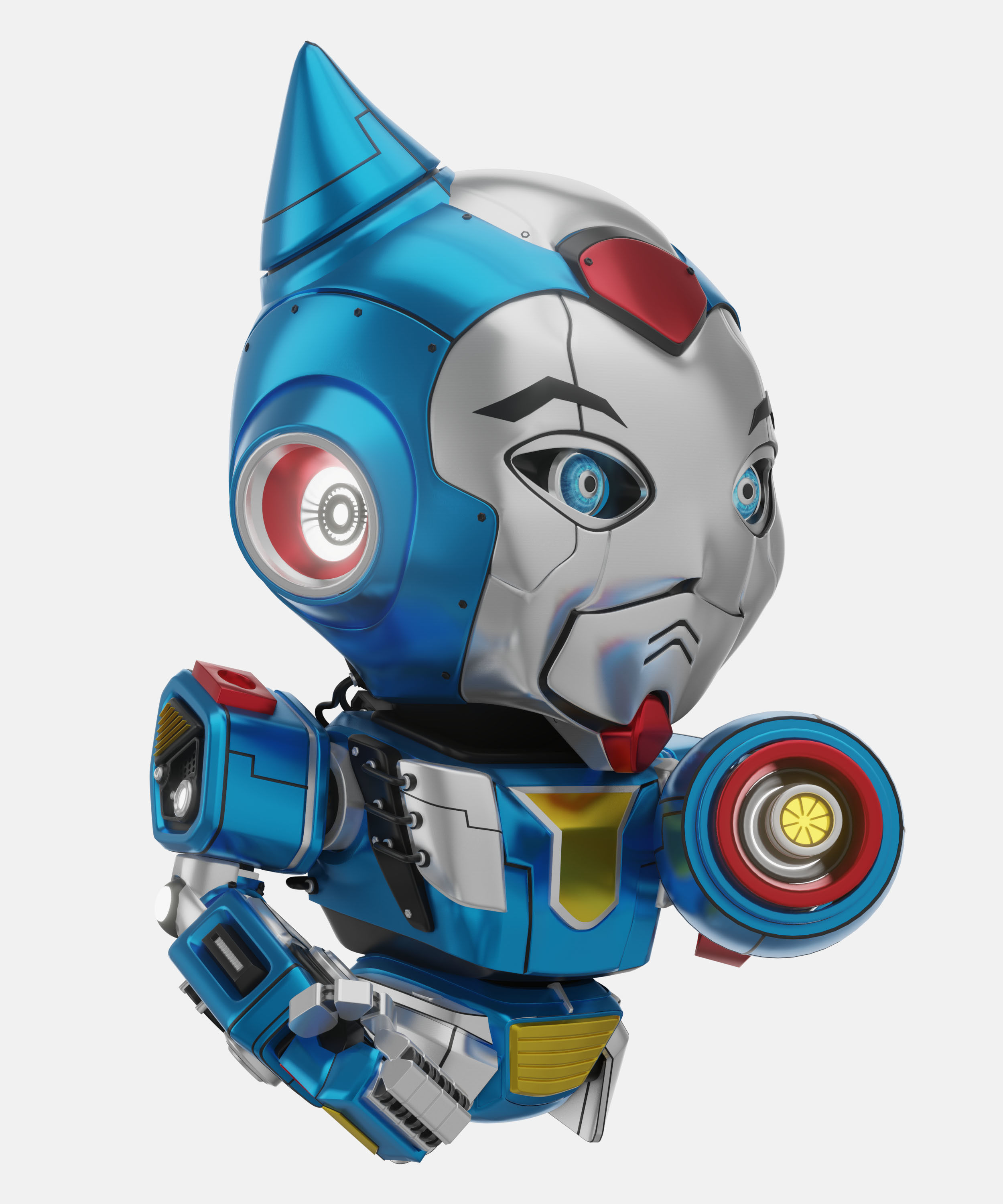 Robot Character 02 - Scifi Edition 3D model_7