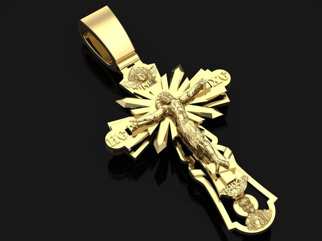 Cross 3D print model_3