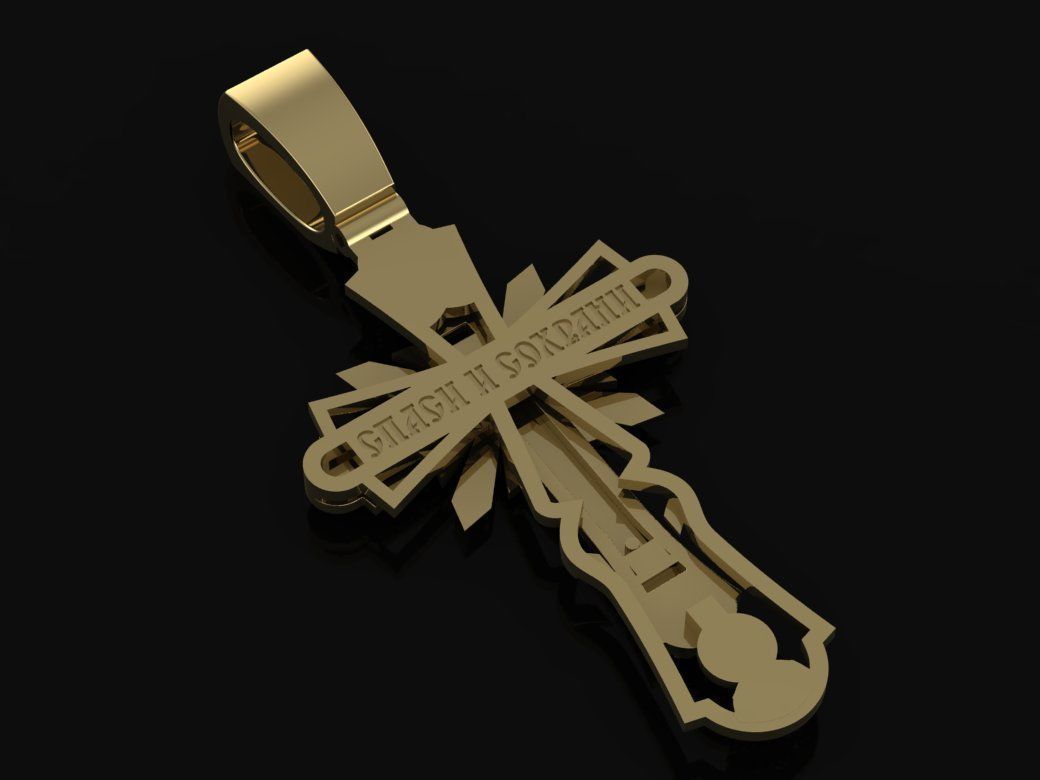 Cross 3D print model_8