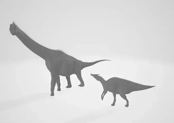 dinosaur 3D print model