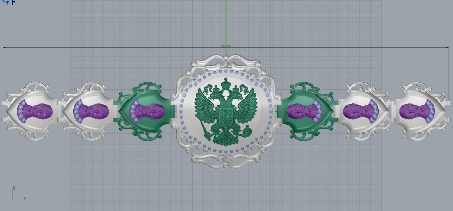 chic bracelet 3D print model_13