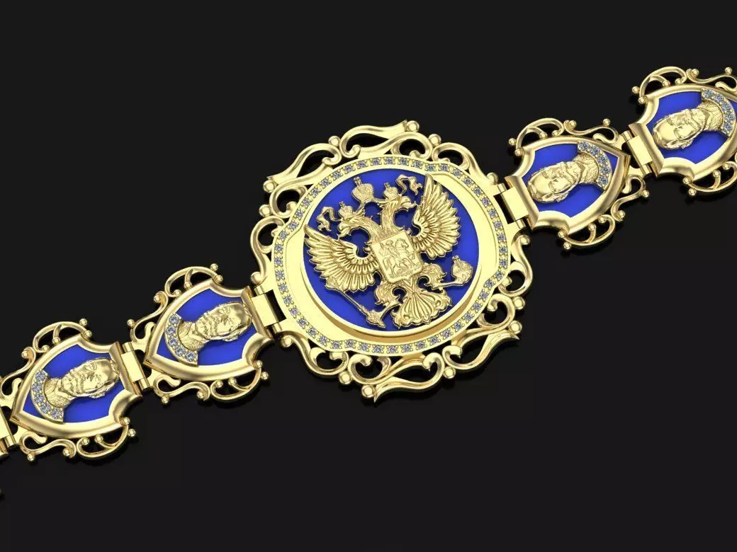 chic bracelet 3D print model_0