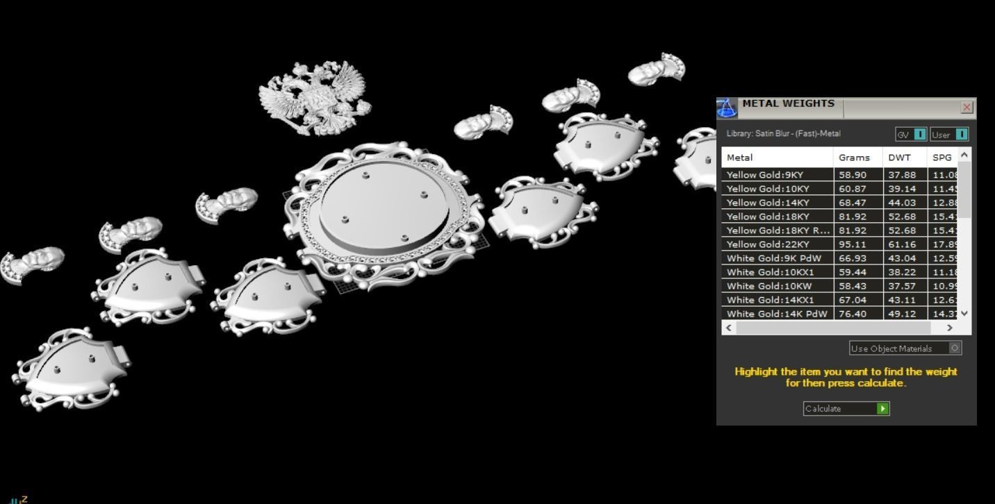 chic bracelet 3D print model_8