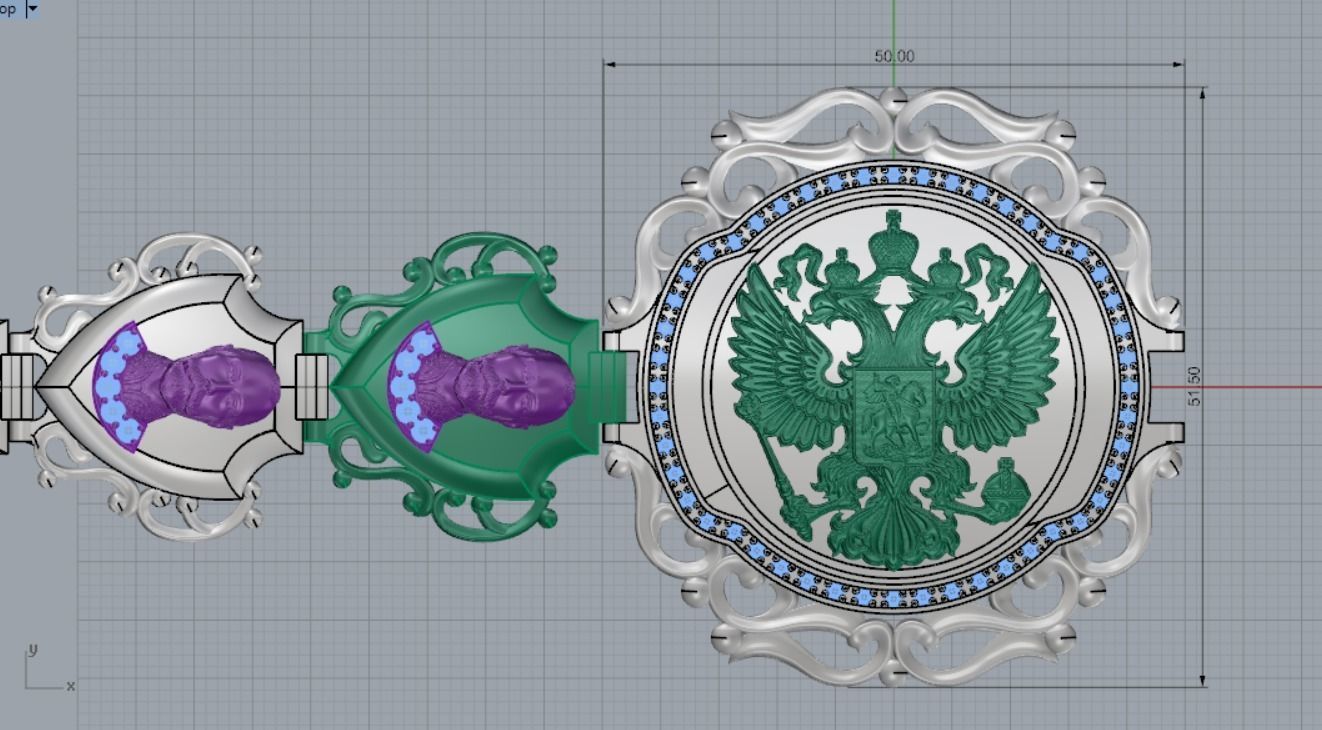 chic bracelet 3D print model_15