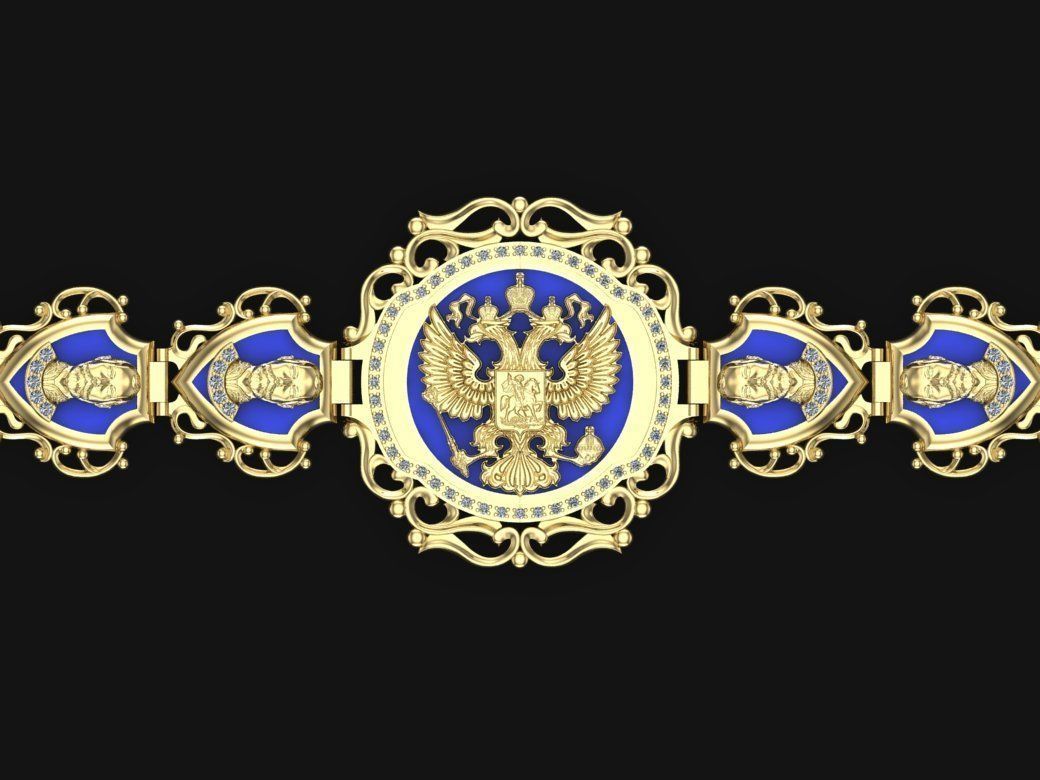 chic bracelet 3D print model_1