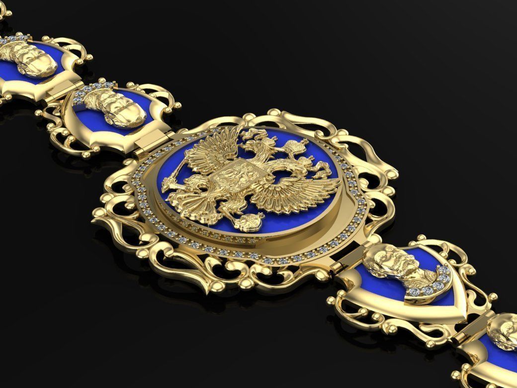 chic bracelet 3D print model_3